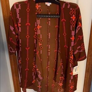 LuLaRoe Lindsay coverup, size small